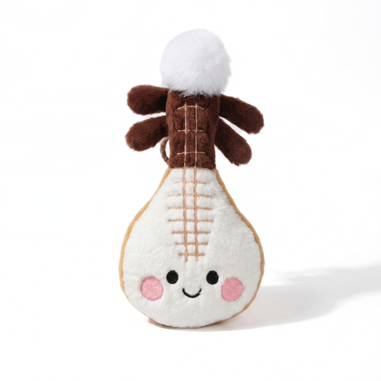 StringCharm – Pipa, Gitaar & Viool Knuffel Sleutelhanger