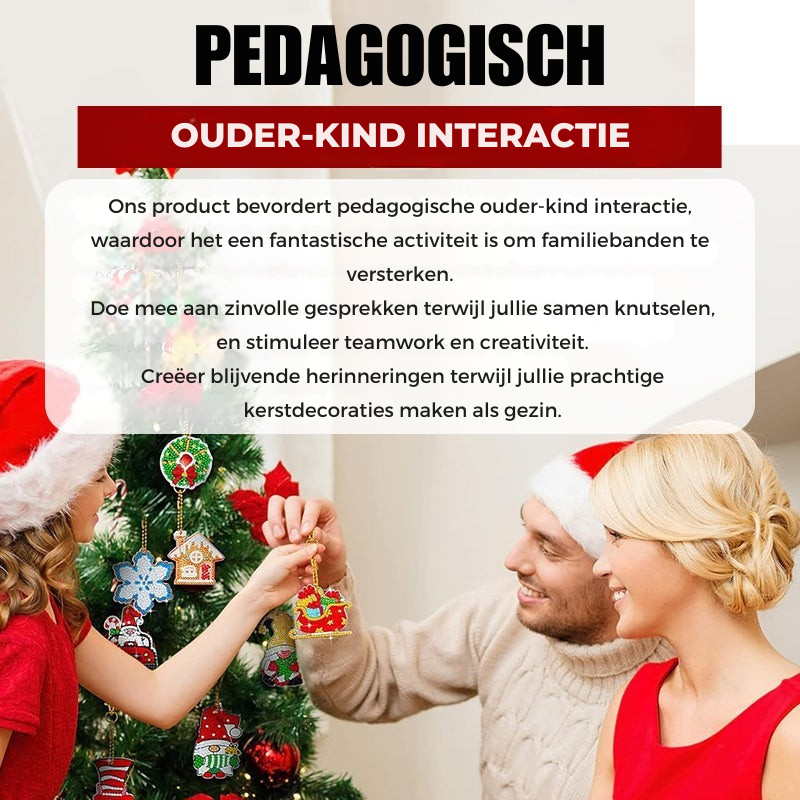 HolidayCharm™ – Kersteditie DIY Diamond Painting Sleutelhanger Set