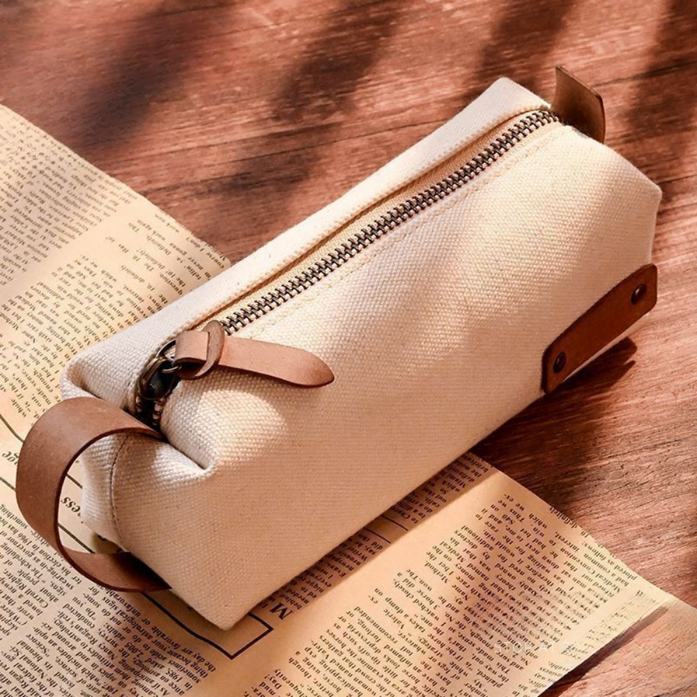 CanvasCarry – Vintage Canvas Etui met Handvat