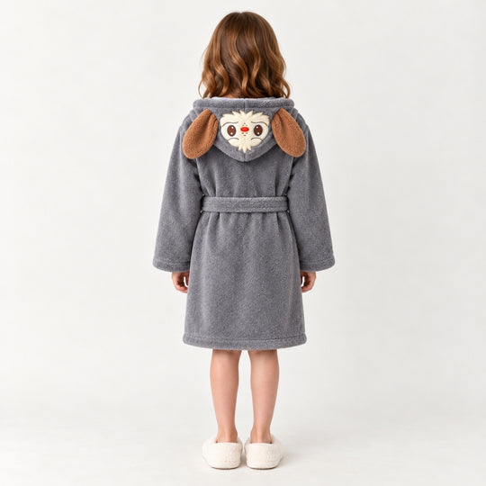 CuddleCape – Zachte Kinderbadcape met Dierenprint