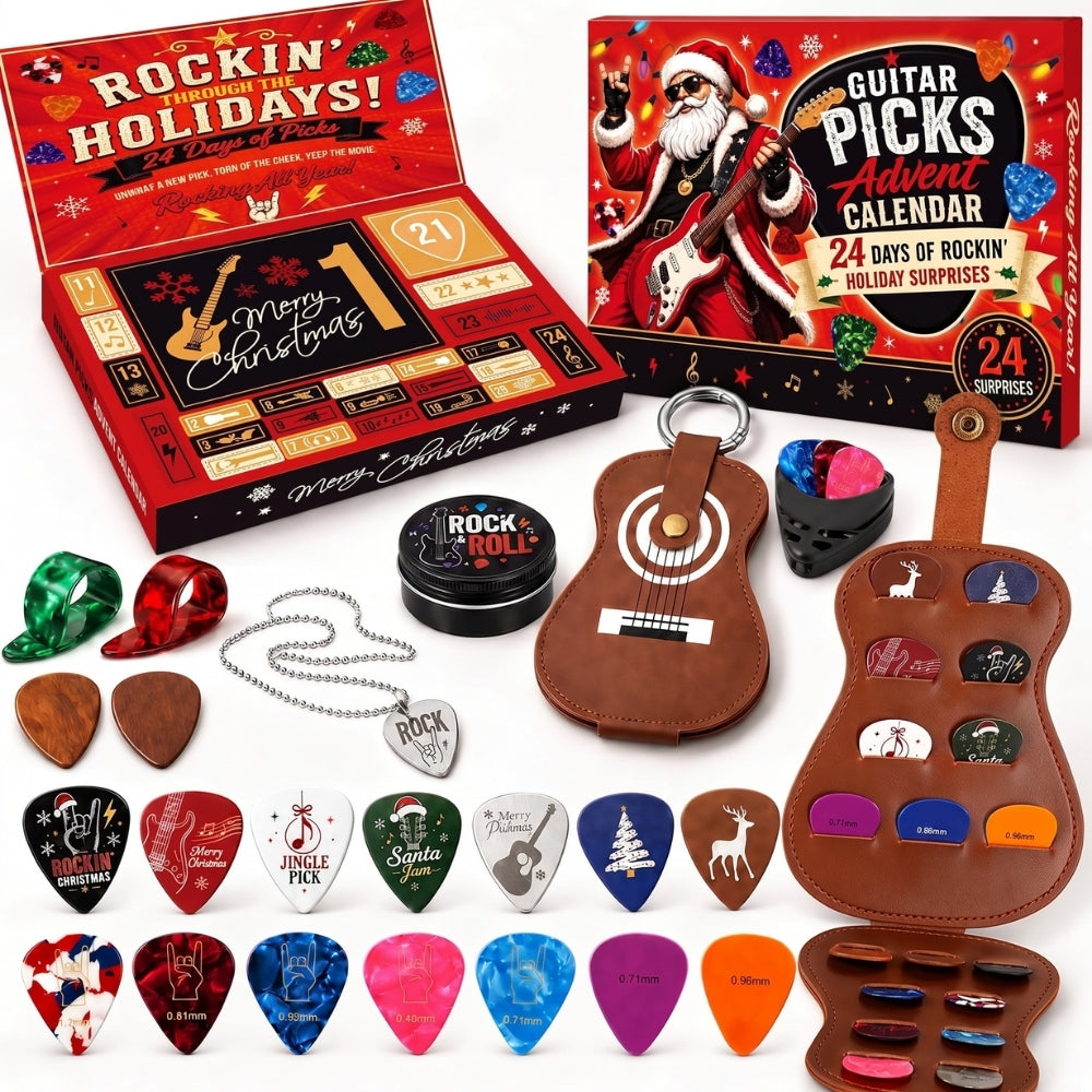 GuitarCountdown – Adventskalender met Gitaarplectrums