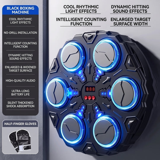 BoxingBeat – Interactieve Boksmachine met Licht en Ritme
