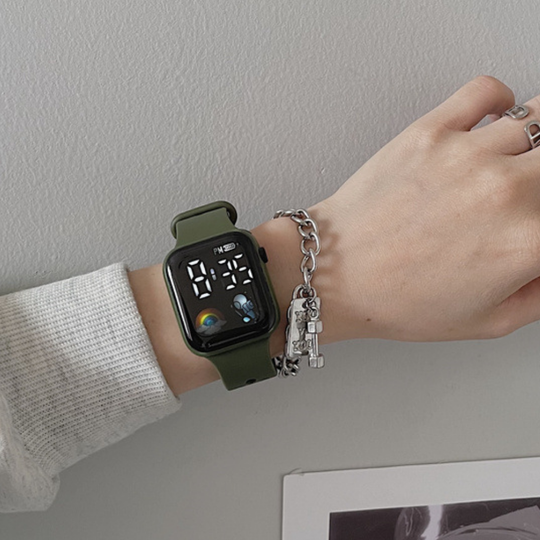 AstroGlow – Astronaut LED Horloge met Siliconen Band