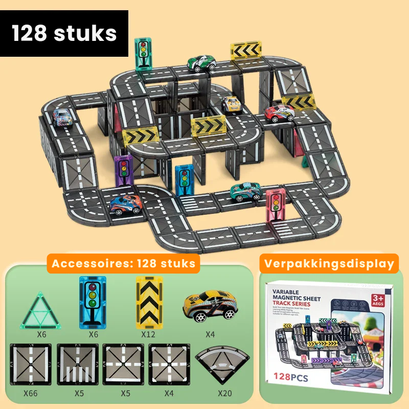 TrackMaster™ – Creatief & Leuk – Magnetische Bouwbaan Set