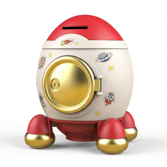 RocketSave – Raket Spaarpot met Sleutel