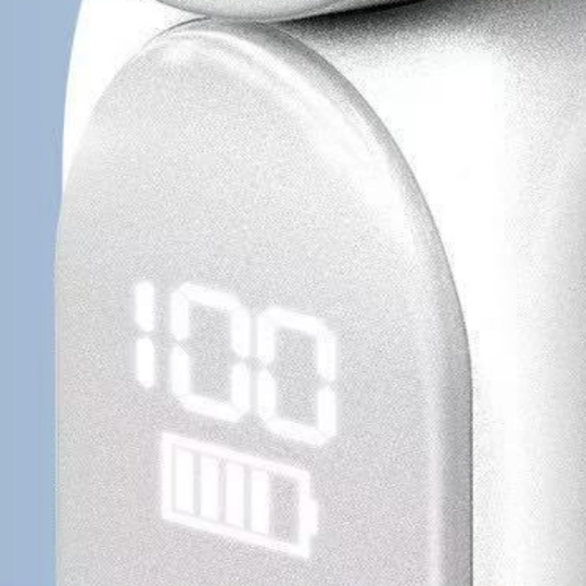 TurboBreeze – 3000mAh Mini Handventilator met Digitaal Display