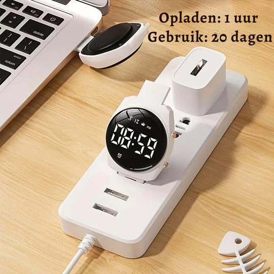 TimeBuddy™ – Schattig Unisex Sporthorloge – Waterdichte Digitale Fitness Tracker