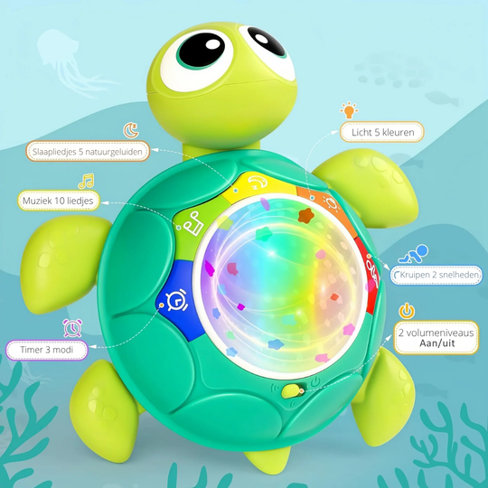 StarTurtle – Baby Sterprojector met Muziek en Licht