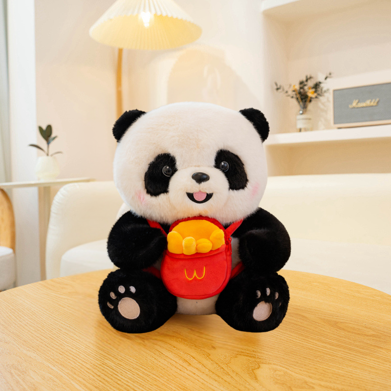 PandaTreats™ – Zachte Panda Knuffel met Accessoires