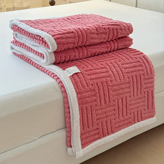 GeoSherpa™ – Omkeerbare Sherpa Deken – Verdikte Taffeta Plaid