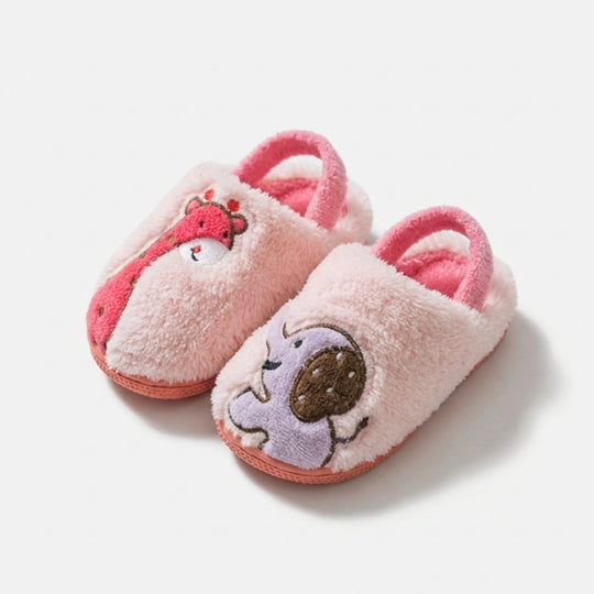 DinoStep – Pluche Kinderpantoffels met Dinosaurusdesign