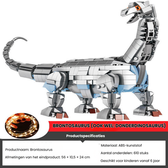BrontoLegend™ – Brontosaurus Dinosaurus Bouwset