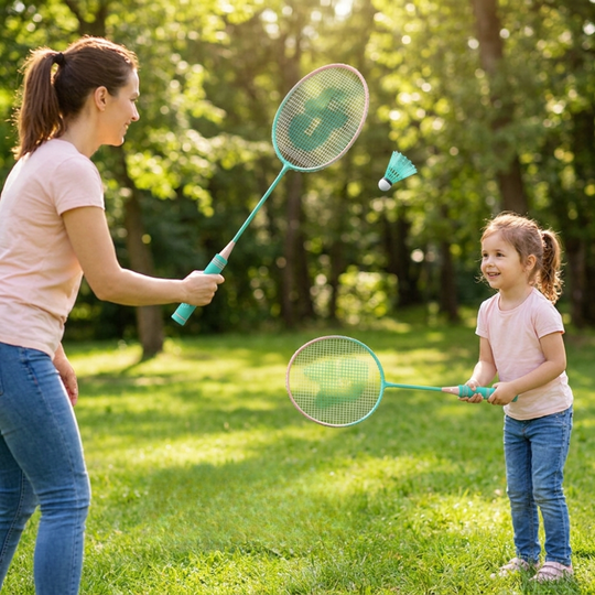 FamilySmash – Ouder-Kind Badmintonset