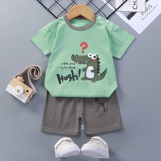 HappySprout – Kinder Zomerset met Cartoonprint