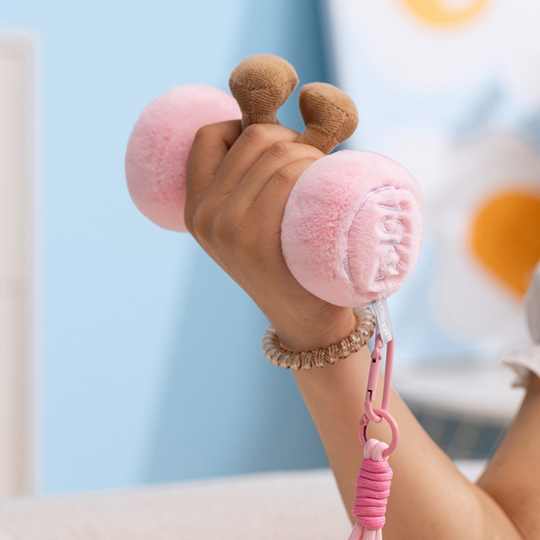 GymCuddle – Fitness Knuffel Sleutelhanger met Speels Design
