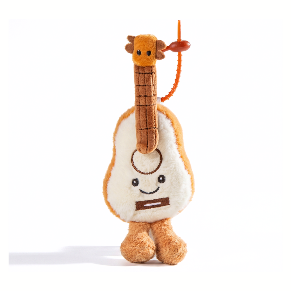 StringCharm – Pipa, Gitaar & Viool Knuffel Sleutelhanger