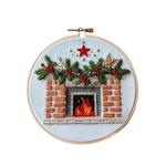 FestiveStitch™ – DIY Kerstborduurset voor Beginners met Winterse Sneeuwscènes