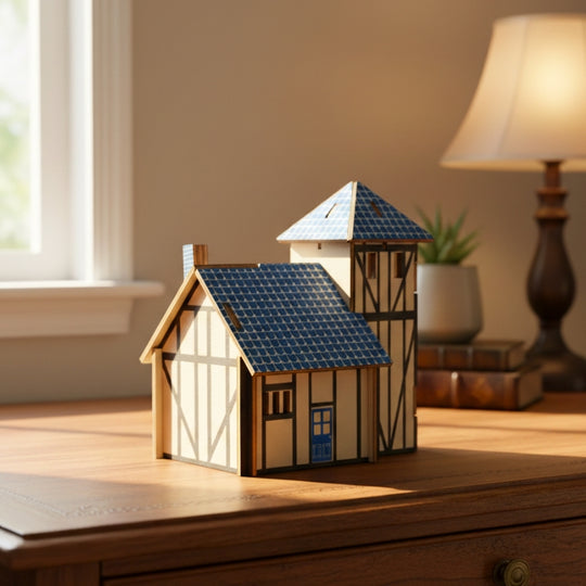 WesternFarmhouse – 3D Houten Bouwpuzzel Boerderij