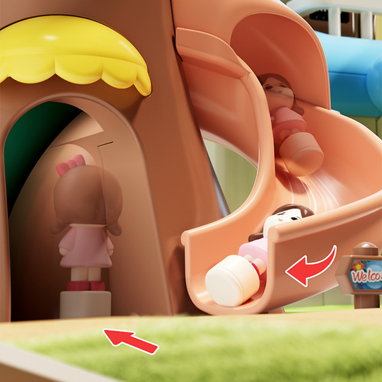 CastleDream – Magnetisch Poppenhuis met 4 Poppen