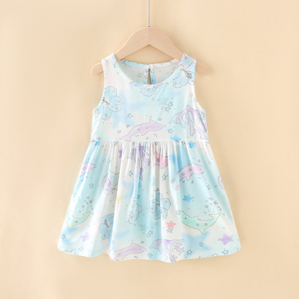 BloomBelle – Meisjes Zomerjurk zonder Mouwen
