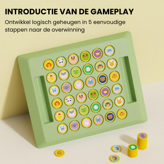 MindPlay – Pop-up Dieren & Flip Chess Geheugenspel