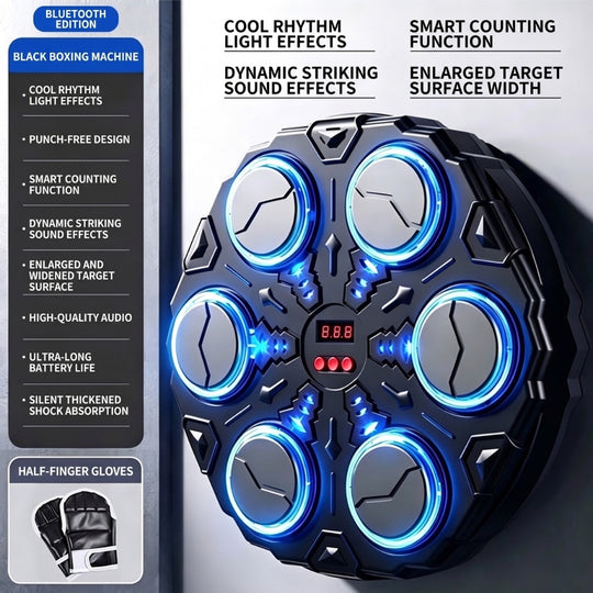 BoxingBeat – Interactieve Boksmachine met Licht en Ritme