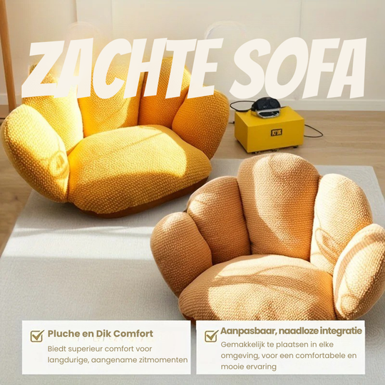 Milo & Moon® CozyGrip – Vingervormig Rug- en Stoelkussen