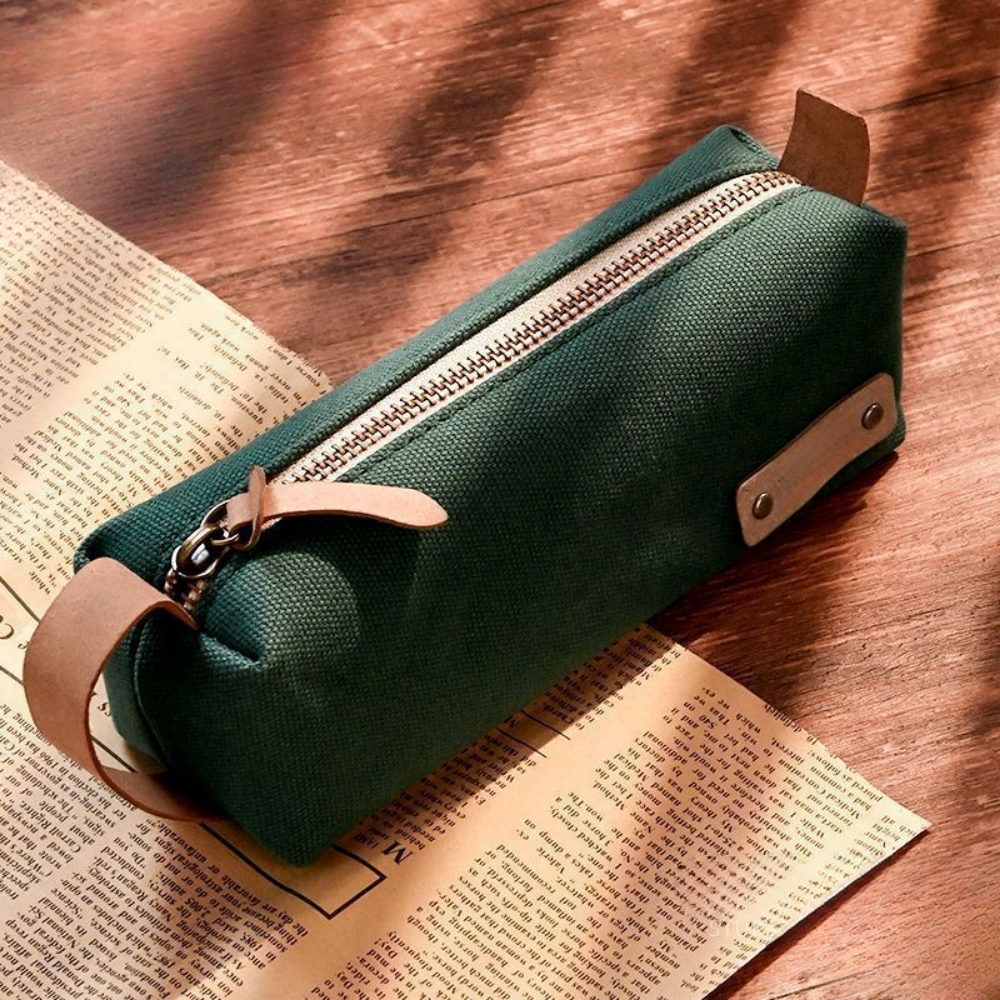 CanvasCarry – Vintage Canvas Etui met Handvat