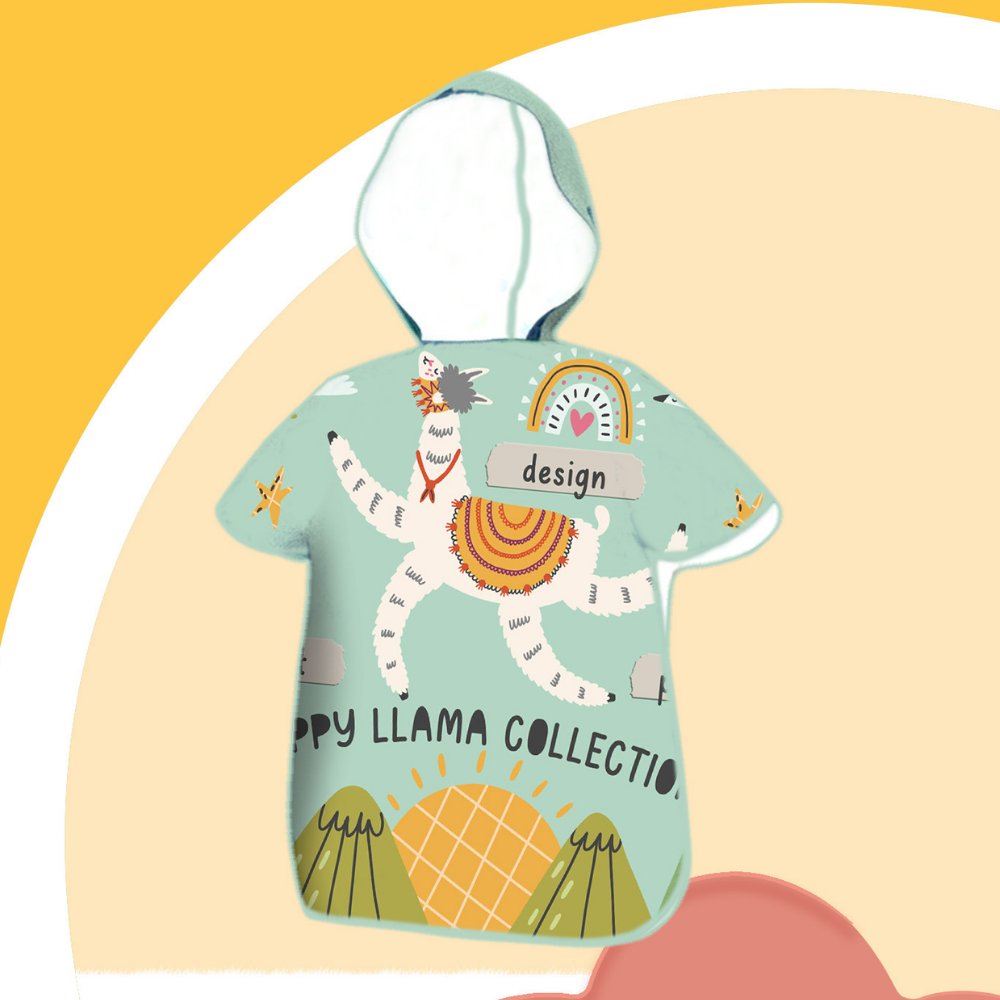 SunnyWrap – Microvezel Strandponcho voor Kinderen