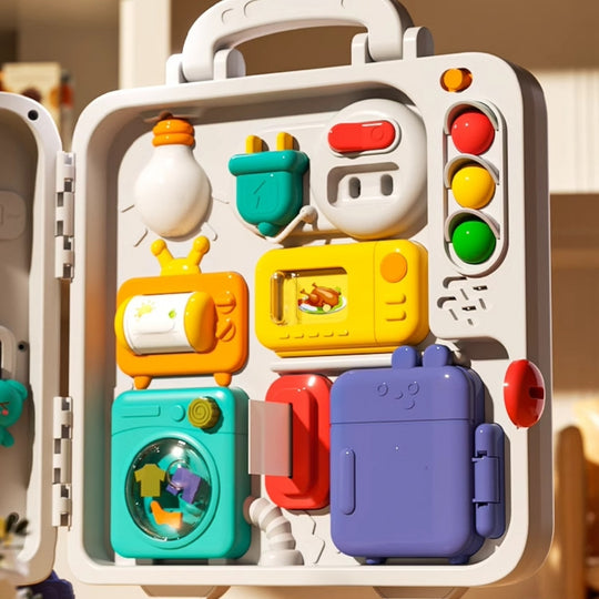 <font dir="auto" style="vertical-align: inherit;"><font dir="auto" style="vertical-align: inherit;">Jouets éducatifs Montessori Busy Board pour bébés et tout-petits de 1 à 3 ans : Jouets éducatifs précoces pour la motricité fine</font></font>