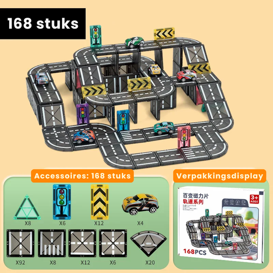 TrackMaster™ – Creatief & Leuk – Magnetische Bouwbaan Set
