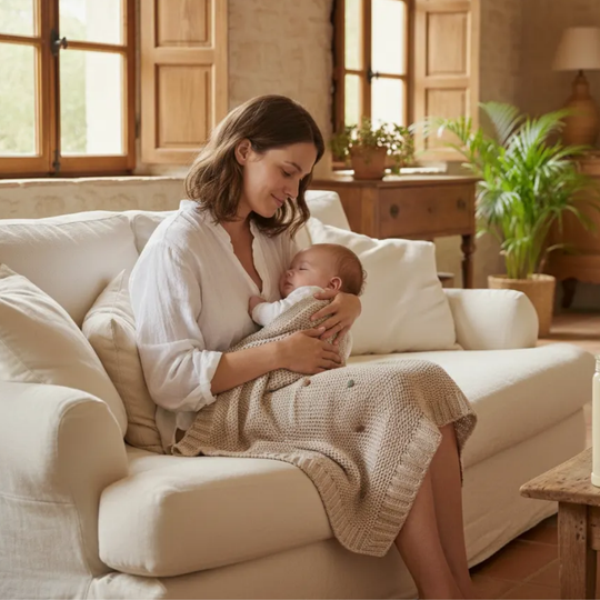 CozyCotton – Zachte Katoenen Gebreide Deken – Comfort voor Baby’s