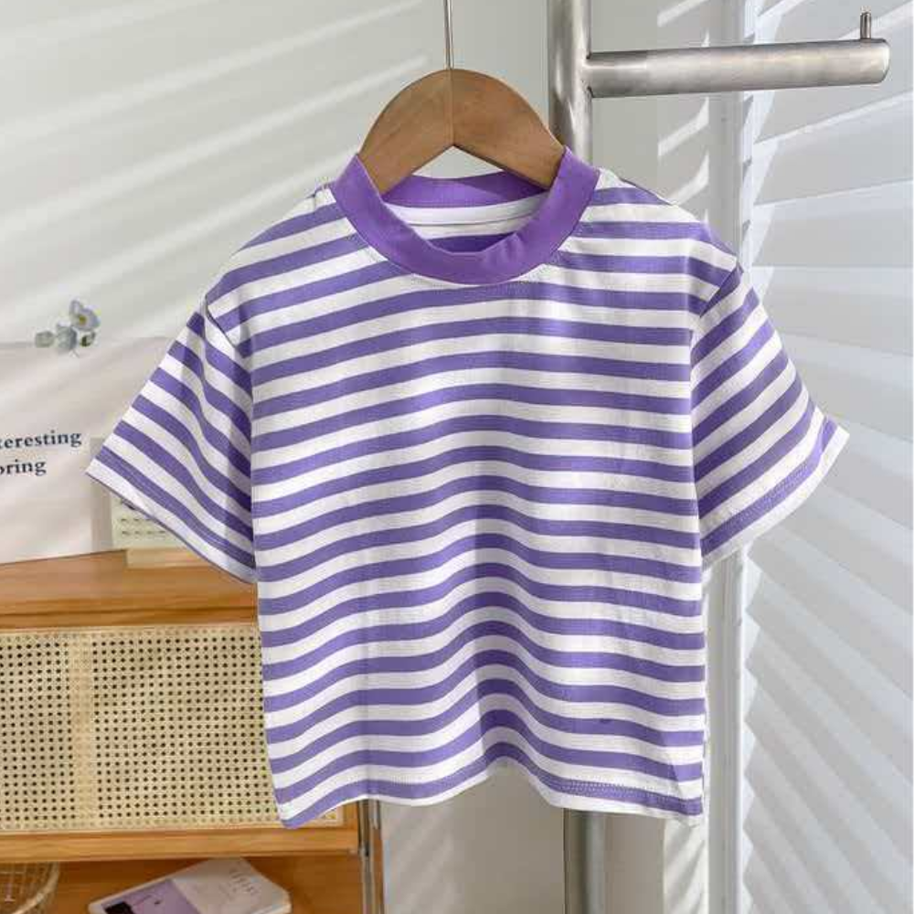 StripeJoy – Gestreept Kinder T-shirt