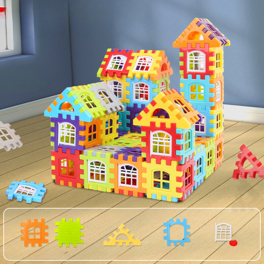 WindowBlocks™ – Montessori Bouwblokken met Kleurrijke Vensters