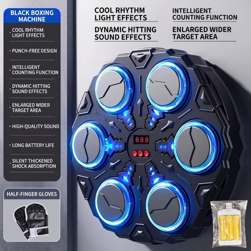 BoxingBeat – Interactieve Boksmachine met Licht en Ritme