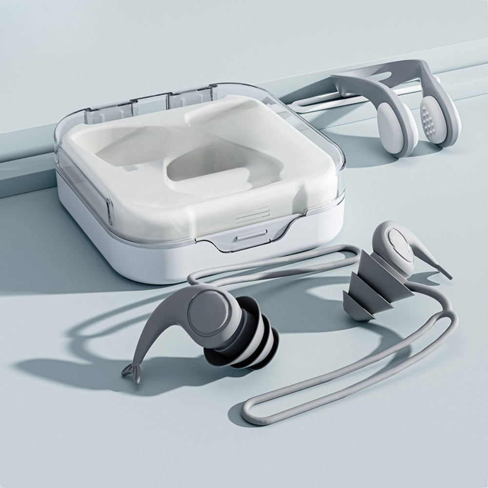 HydroSeal – Waterdichte Oordoppen en Neusklem Set