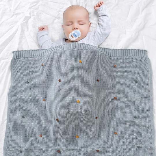 CozyCotton – Zachte Katoenen Gebreide Deken – Comfort voor Baby’s