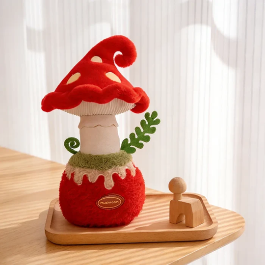 GardenBuddies – Pluche Bloemen en Paddenstoelen Decoratie