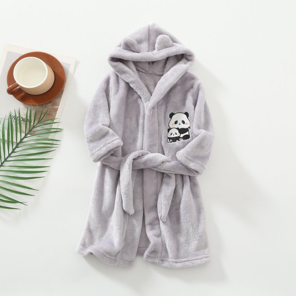 CozyNest – Warme Kinderbadjas met Capuchon