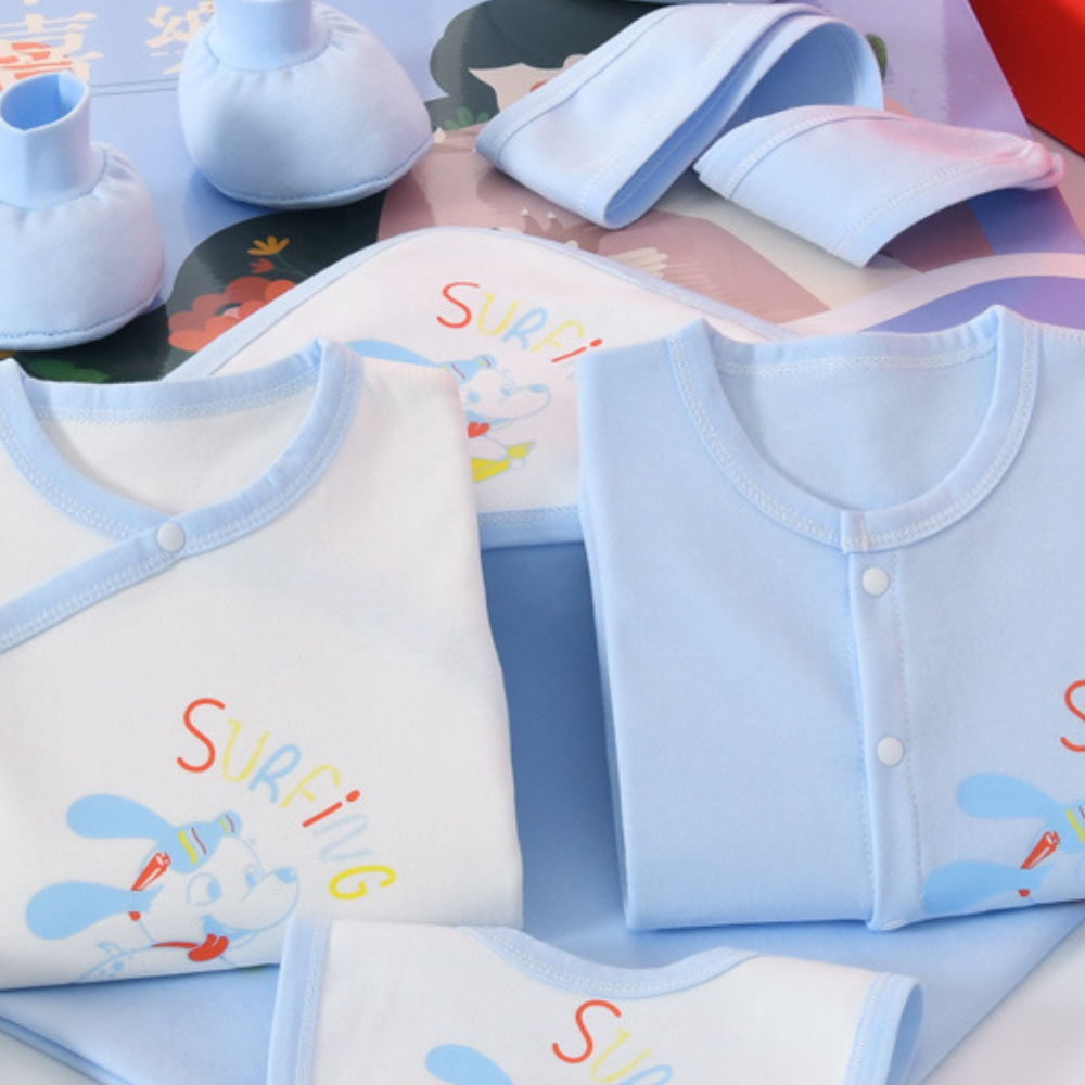 PuppyNest – Luxe Baby Cadeauset van Katoen