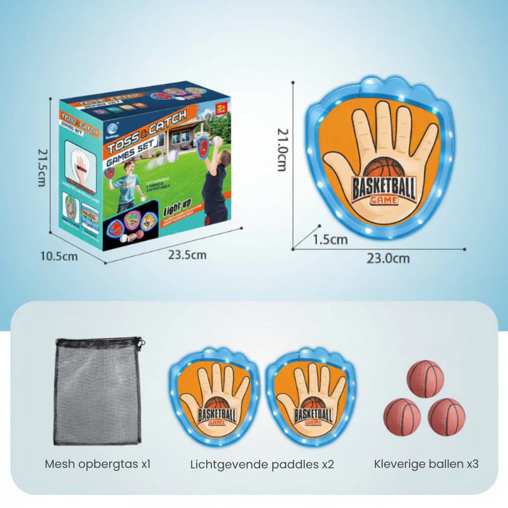 GlowCatch – Sticky Sportballen Set