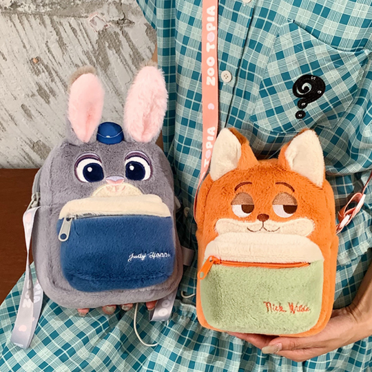 PlushBuddy – Pluche Cartoon Crossbody Tas