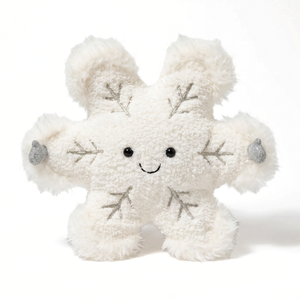 WinterCuddle – Sneeuwpop & Sneeuwvlok Knuffel