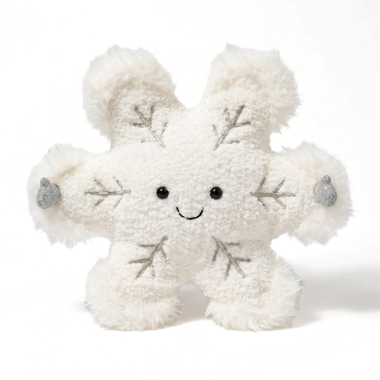 WinterCuddle – Sneeuwpop & Sneeuwvlok Knuffel