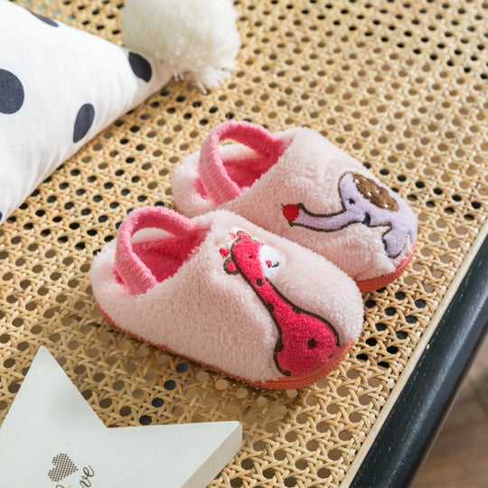 DinoStep – Pluche Kinderpantoffels met Dinosaurusdesign