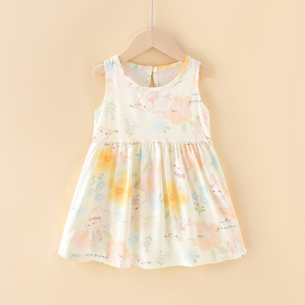 BloomBelle – Meisjes Zomerjurk zonder Mouwen