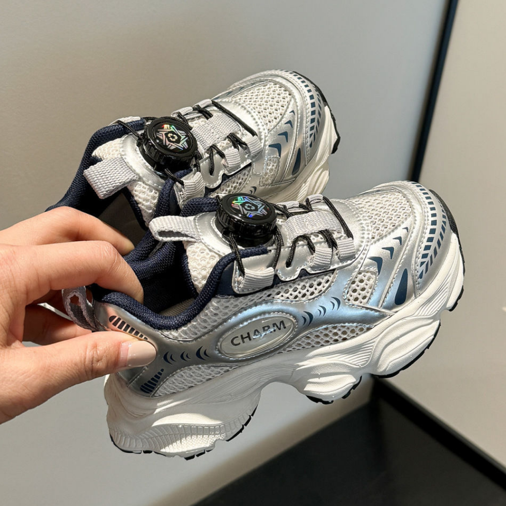 SpinStep – Kinder Sneakers met Draaisluiting en Chunky Zool