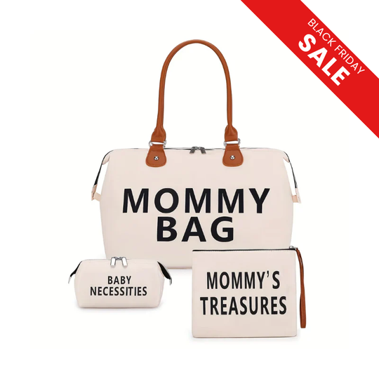 CarryAll™ – 3-Delige Mama Tas Set – Stijlvolle Complete Luiertas Oplossing