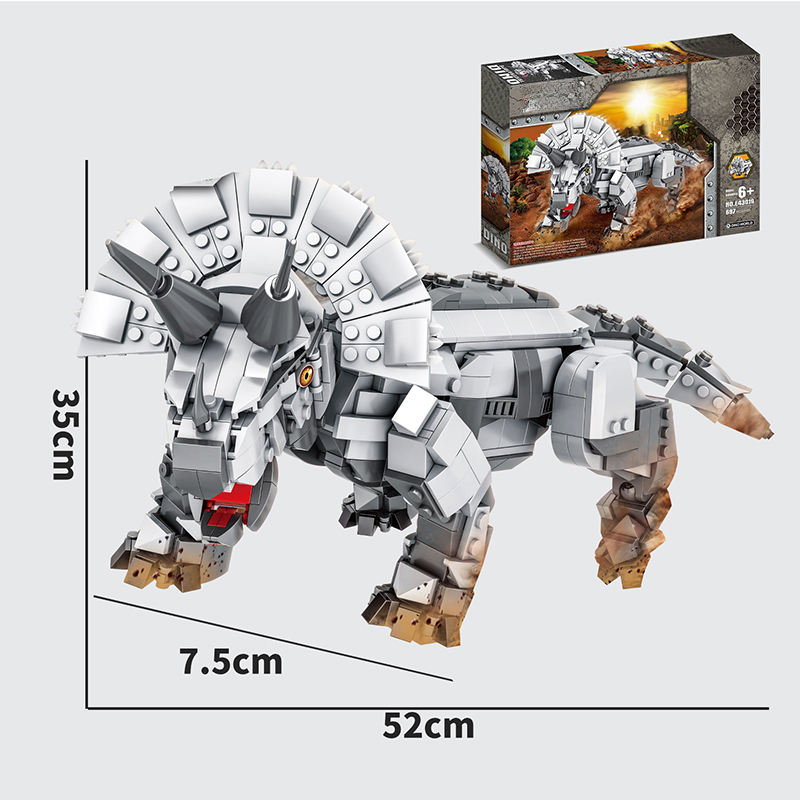 TriCeraSpark™ – Triceratops Dinosaurus Bouwset