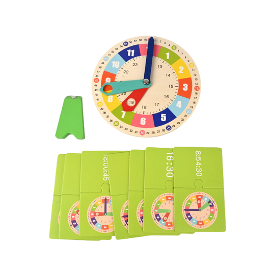 LearnClock™ – Montessori Horloge voor Kinderen – Educatief & Kleurrijk Speelgoed